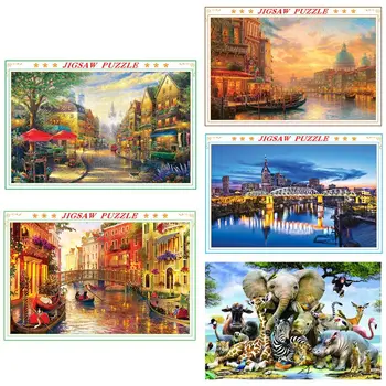 

1000 Piece Jigsaw Puzzles Adult Kids Decompression Game Toy Educational Children Creative Gift
