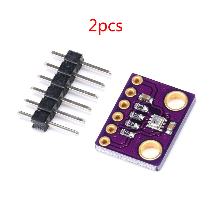 

2PCS Humidity High Accuracy Atmospheric Pressure Sensor BMP280 Easy Apply Altimeter Module Temperature With Pin Measuring