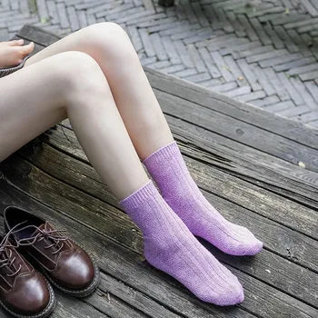 

Leisure Socks Women Fashion Concise Sports Soft Cotton Socks Designer Easeful Pretty Socks