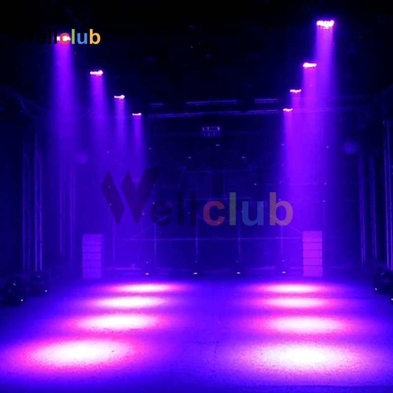 2pcs With RoadCase 7x40W RGBW 4in1 Zoom Moving Head Light Beam Wash Led Dmx Dj Light For Disco Bar Wedding Nightclub
