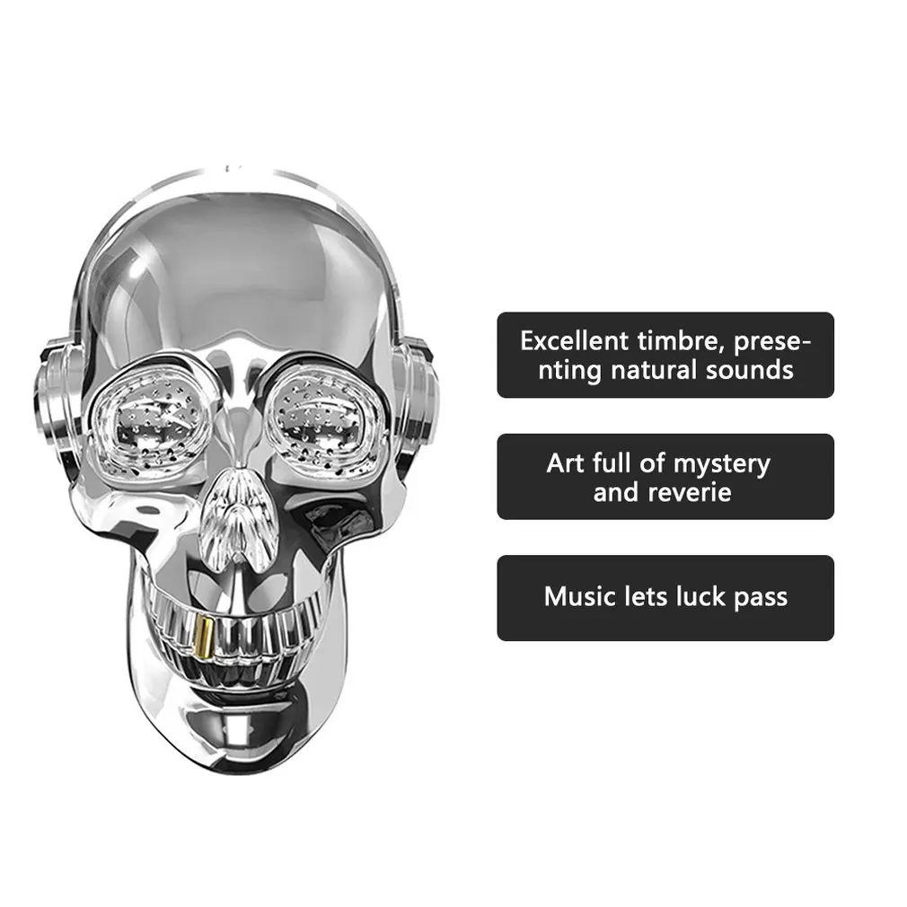 Electroplating Taro Speaker Wireless Outdoor Portable Gift With Light Lucky Skeleton Speaker