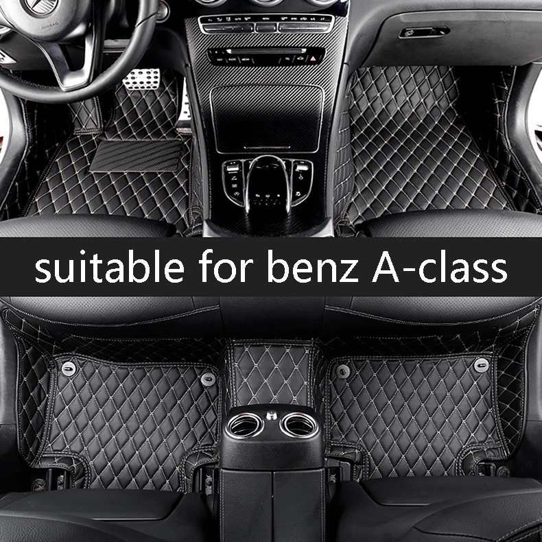 Кожаный Автомобильный Коврик для mercedes benz A-class A180 A200 A260 A300 W177 аксессуары ковер