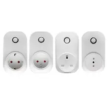 WiFi Smart Socket Plug Wireless Remote Socket Adapter APP Remote Control for Amazon Alexa Google Home Assistant uk wifi smart plug smart home power socket for amazon alexa google home app remote control electric appliances schedule function