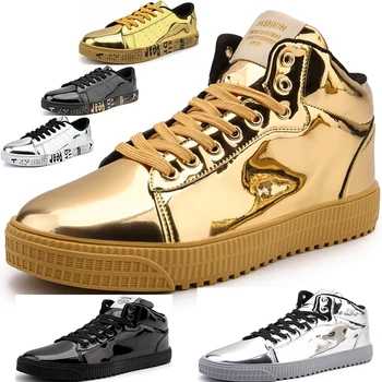 

2020 latest non-slip patent leather shoes couple shoes men's shoes women's shoes casual shoes size 36-48