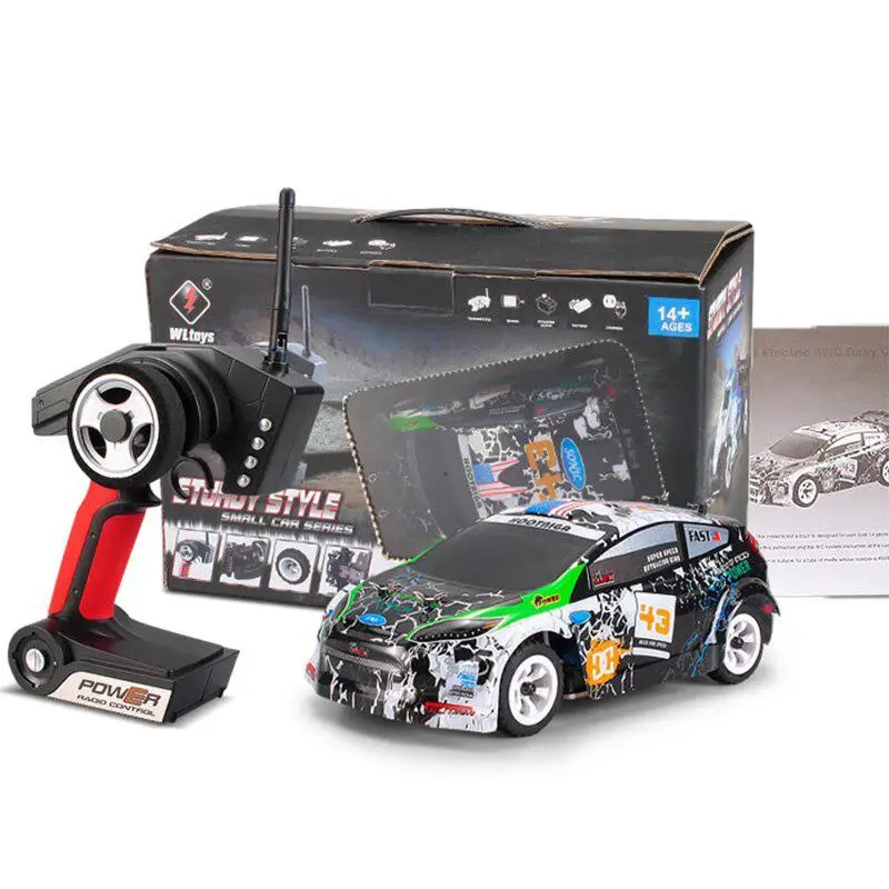 Wltoys K989 1:28 Радиоуправляемый автомобиль 2 4G 4WD матовый двигатель 30 км/ч