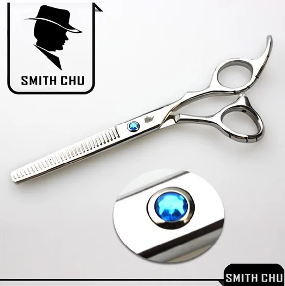SMITH CHU 5," 6,0" Парикмахерские ножницы для волос Япония 440C прореживающие ножницы для стрижки волос Инструменты для укладки волос LZS0007