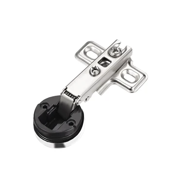 

uxcell Uxcell High Quality 1-2 Pcs Dia 33mm Hole Concealed Hinge for Cabinet Glass Door (Full Overlay) 90 Degree Spring