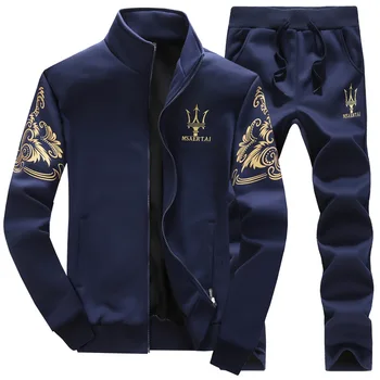 

Sweater Suit Male Autumn Teenagers Outside Men Two-piece Set Student Sweater Sports Suit