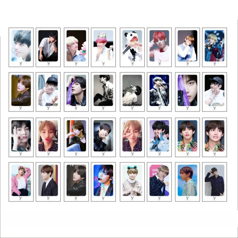 C 32 шт. Bangtan Boys карта Soul Persona LOMO карта с изображением чимина и шуги J-HOPE JIN LOMO плата, вентиляторы коллекции приносить душа фильм LJJ671 - Цвет: C