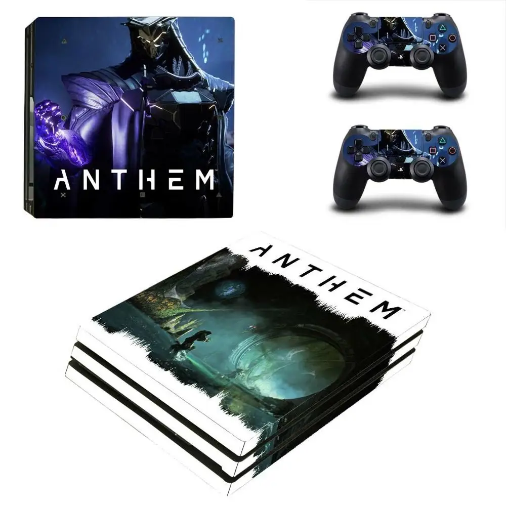 YSP4P-3158 PS4 Pro Anthem стикер s PS 4 Play станция 4 Pro наклейка на кожу наклейки Pegatinas для playstation 4 Pro консоль и контроллер - Цвет: YSP4P-3158