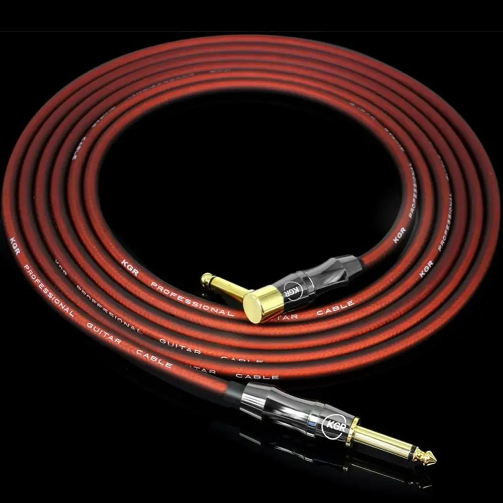  KGR authentic high-end electric guitar bass lines connecting the instrument keyboard drum noise shi
