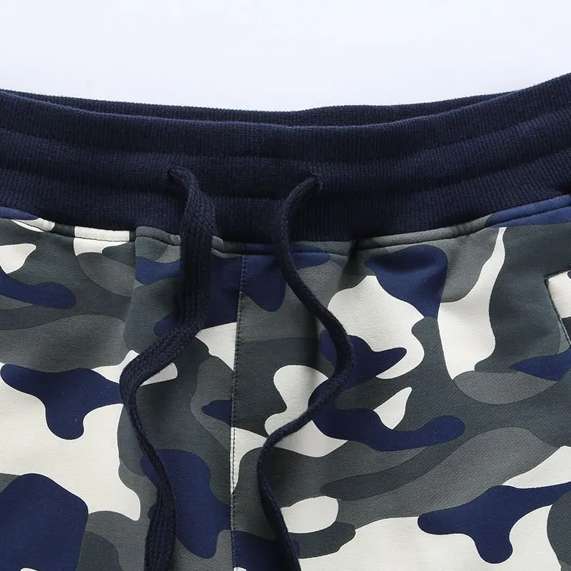Военный стиль спортивные штаны мужские камуфляжные Модные Drawstring эластичный пояс