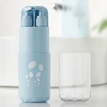 

Portable Travel Wash Cup Toothbrush Set Practical Comb Mirror Kit Mouthwash Storage Box Toothpaste Holders Equipment