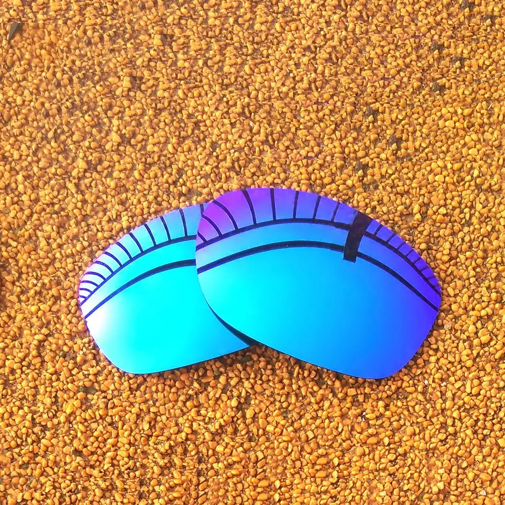 

Ice Blue Mirrored Polarized Replacement Lenses for Pit Bull Sunglasses Frame 100% UVA & UVB