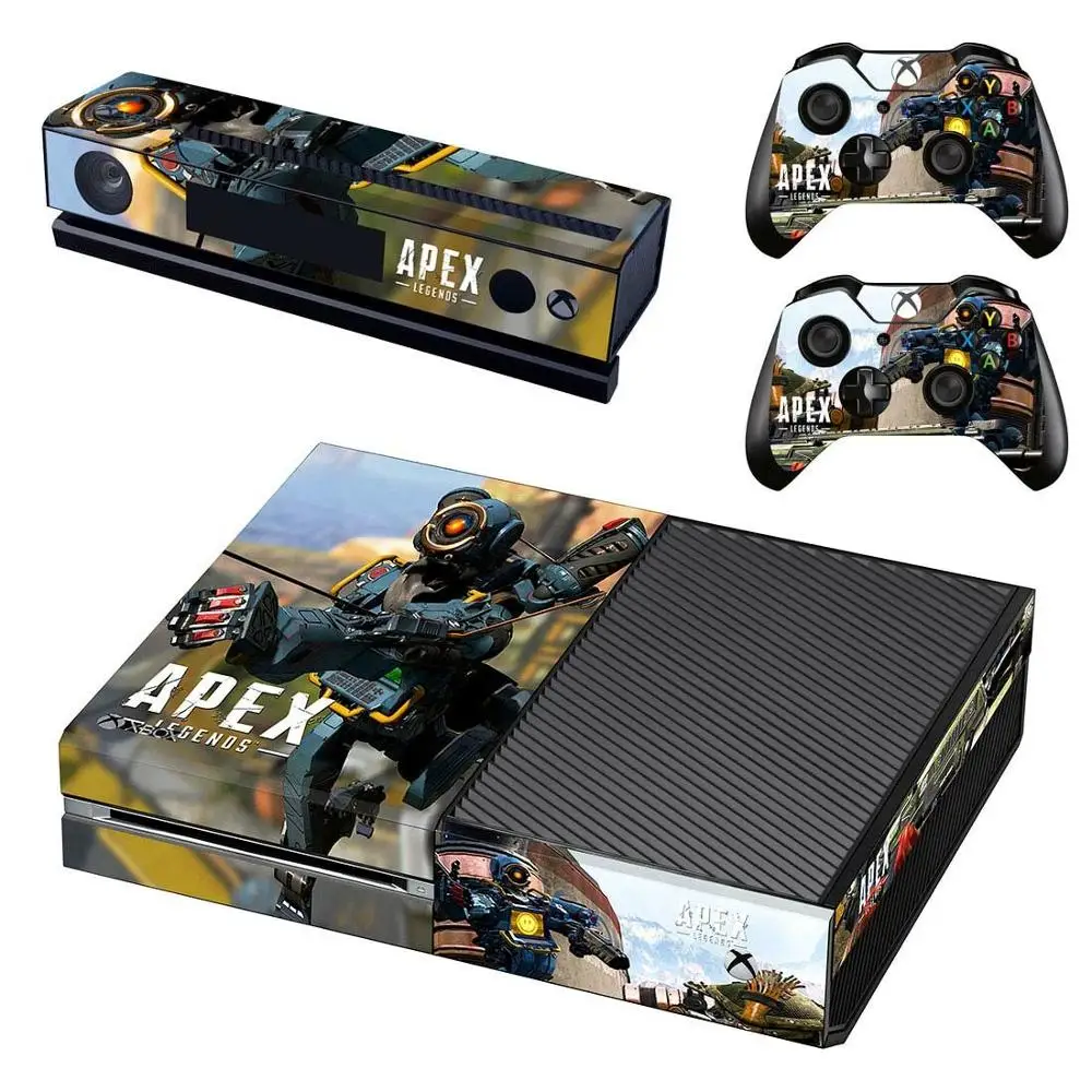 APEX Legends, наклейка для игры, полное покрытие, для Xbox One, консоли и Kinect, 2 контроллера для Xbox One, наклейка для кожи