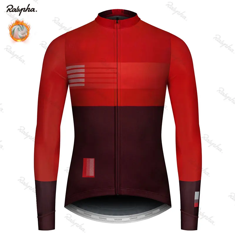 Велокофты Pro Team Ralvpha зимняя флисовая одежда для велоспорта MTB велошорты комбинезон комплект Ropa Ciclismo триатлон комплект - Цвет: cycling shirt 5