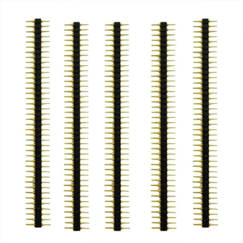 

2.45mm Pitch 40 Position Single Row Round Male Pin Header 5 Pcs