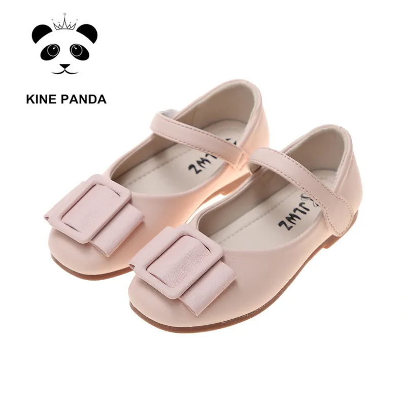 KINE PANDA/детская обувь для девочек; праздничное платье; кожаная обувь для детей 2, 4, 6, 8, 10 лет; обувь для маленьких девочек для детского сада