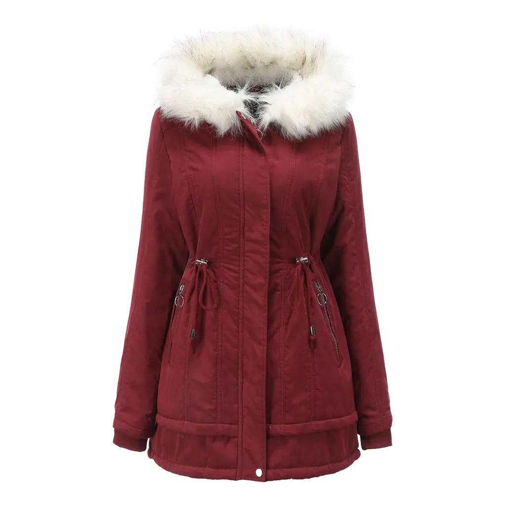 Abrigos mujer invierno, зимнее пальто для женщин, однотонная верхняя одежда, куртки с карманами, плюшевые пальто на молнии с поясом, манто для женщин, chaqueta