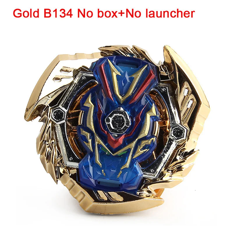 Новинка, Beyblade Burst, большое количество, золотой гироскоп, металлический сплав, высокая производительность, без пускового устройства, Bey Blade, лезвия для детского подарка - Цвет: Goldb106
