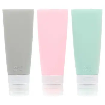 

3pcs Portable Durable Toiletry Bottle Silicone Bottle Separate Bottle
