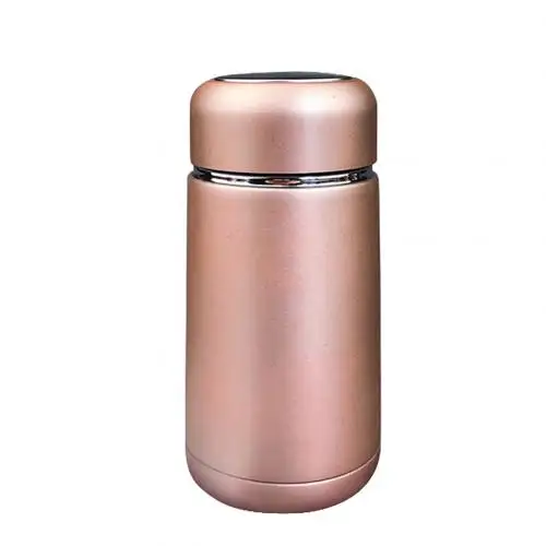 Rose Gold 300 мл термос чашка для воды из нержавеющей стали дорожная бутылка для воды с изоляцией питьевой крышки для бутылок для воды посуда для напитков бутылка для горячей воды - Цвет: Rose Gold