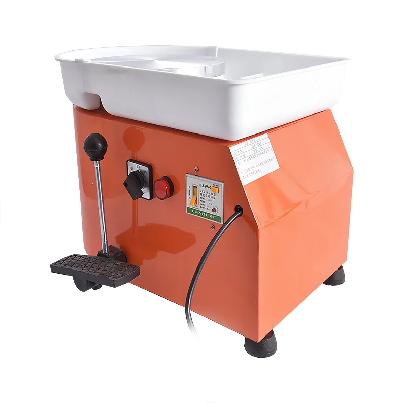 350W Electric Pottery Wheels Machine Adjustable Ceramic Pottery Wheel With Pedal Forming Machine Art Craft DIY Clay Tool