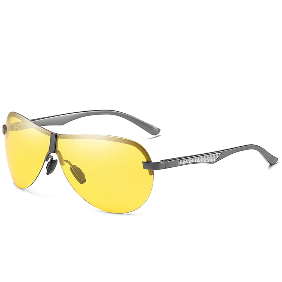 ELITERA брендовые дизайнерские женские мужские солнцезащитные очки поляризованные винтажные очки для вождения солнцезащитные очки Gafas de sol Masculino UV400 - Цвет линз: gray night vision
