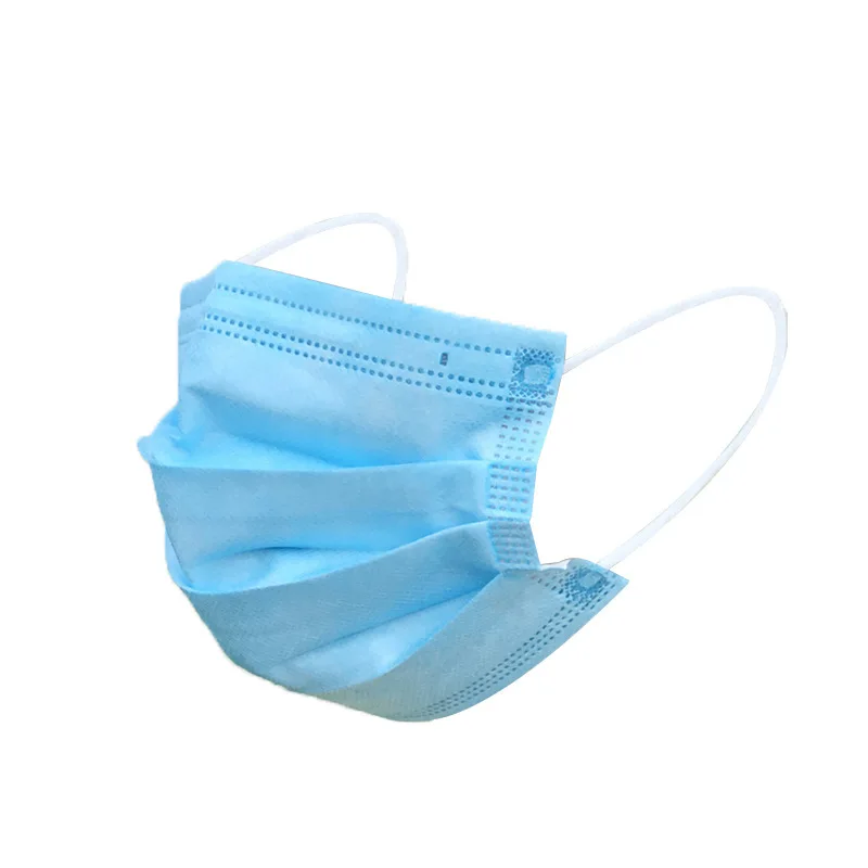 

50 PCS disposable masks with 3 layers of dust-proof factory direct supply civilian non-independent packaging non-medical stock