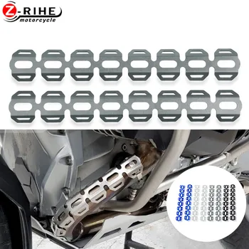 

Motorcycle Exhaust Pipe Crash Protector Muffler Heat Shield Guards Cover For BMW R 1200 GS R1200GS LC ADVENTURE 2014 2015-2019