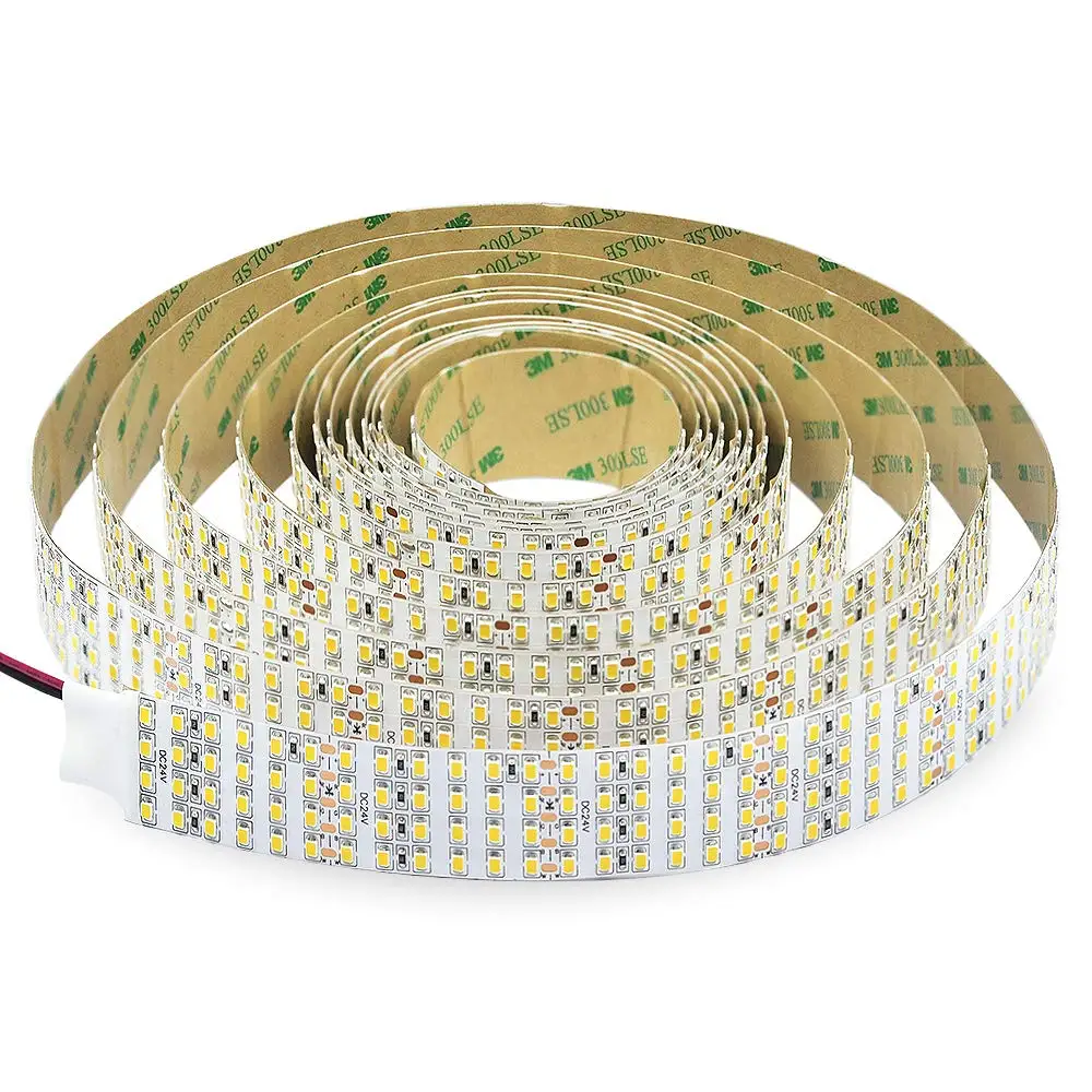 Супер яркая белая светодиодная лента-2835SMD высокий CRI 90 четырехрядная гибкая