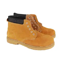 [Shun Po] замшевые безопасные ботинки из воловьей кожи на резиновой подошве противоскользящие Нескользящие замшевые защитные ботинки
