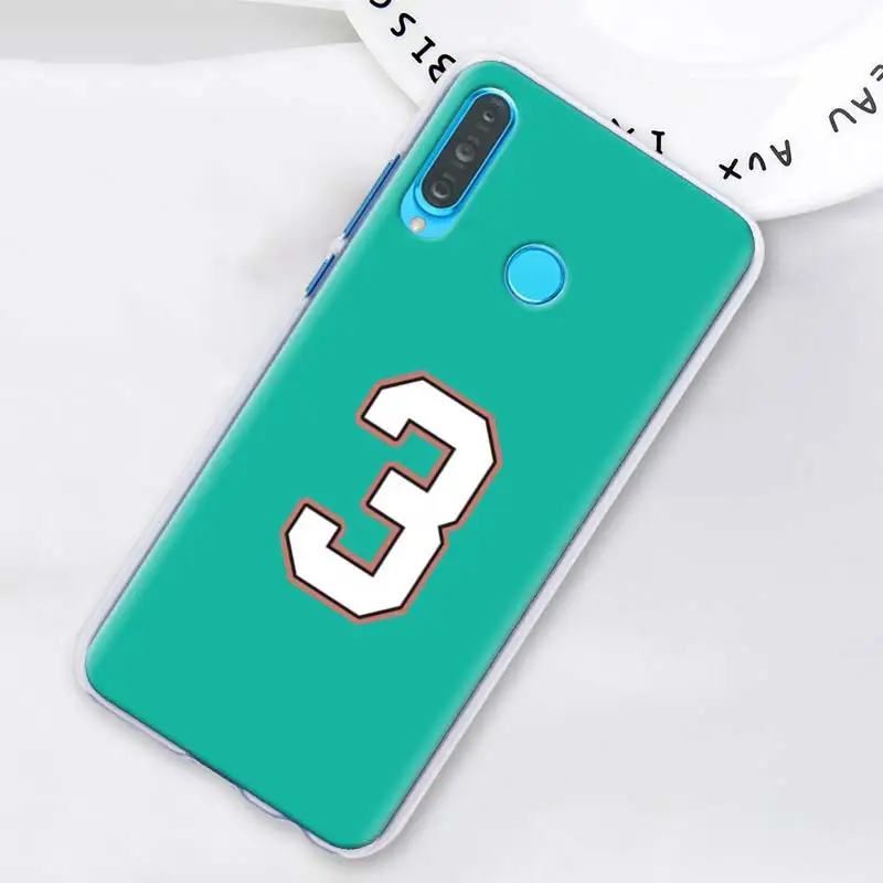 Чехол для телефона Basketball 23 24 Number для huawei P20 Lite P20 P30 Pro P9 P10 Lite P Smart Plus Твердый Чехол