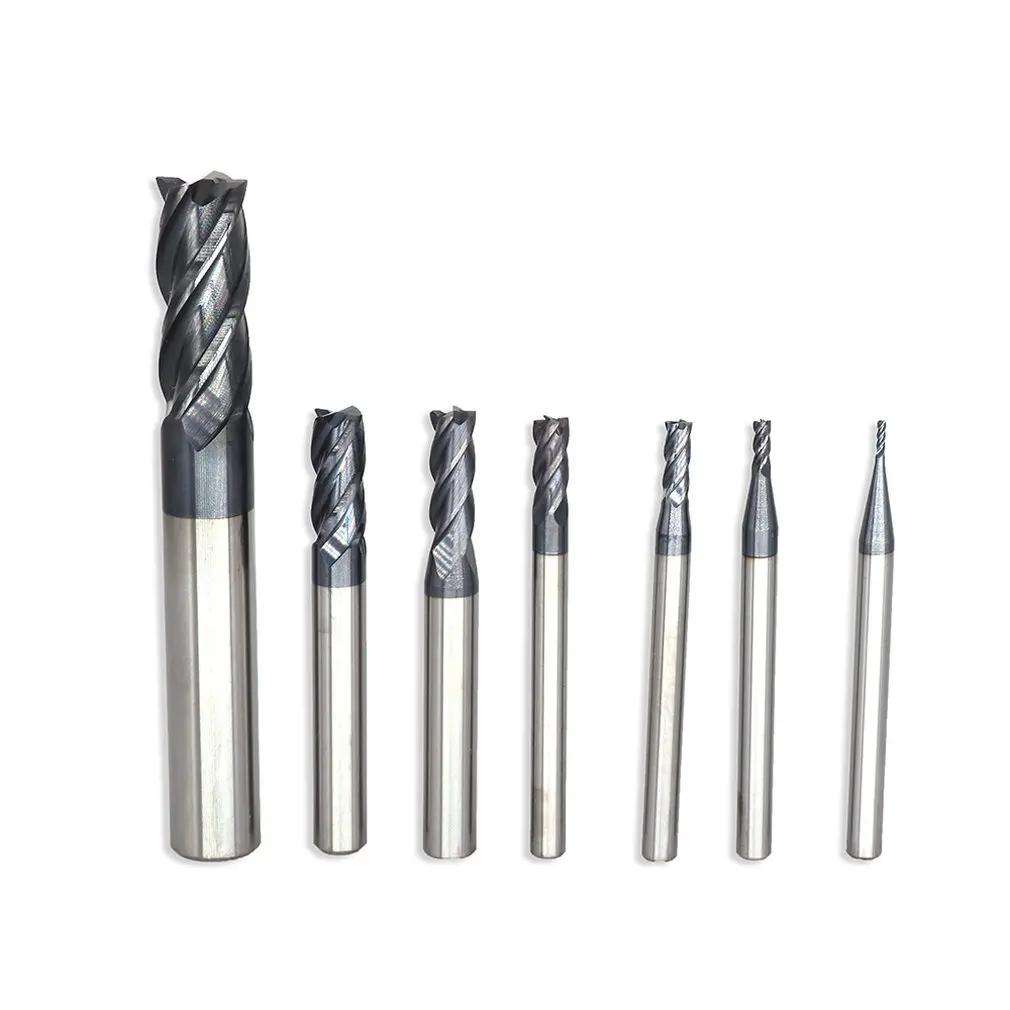 

4 Blades 45 Degree Carbide Milling Cutter Cnc Numerical Control Tool Tungsten Steel Flat End Milling Cutter