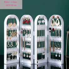 

Multi-Functional Earring Storage Rack Acrylic Transparent Earrings Holder Pendant Jewelry Display Stand Holder Storage Organizer