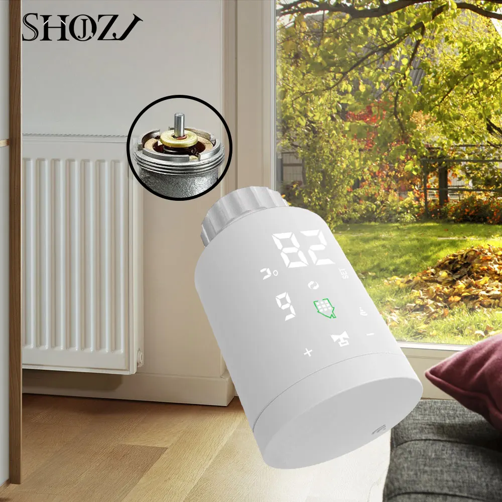 Термостат TUYA Zigbee программируемый таймер термостатический радиатор термостат