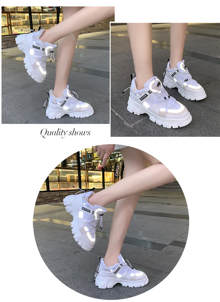 Mhysa Autumn Winter New designer Women Sneakers casual Shoes White Shoes Woman Fashion Platform Sneakers zapatillas mujer