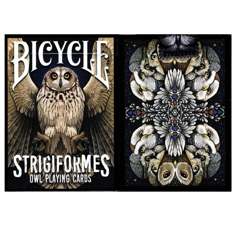 

Bicycle Strigiformes Owl Playing Cards Deck Poker Size USPCC Custom Limited Edition Magic Cards Magic Tricks Props for Magician