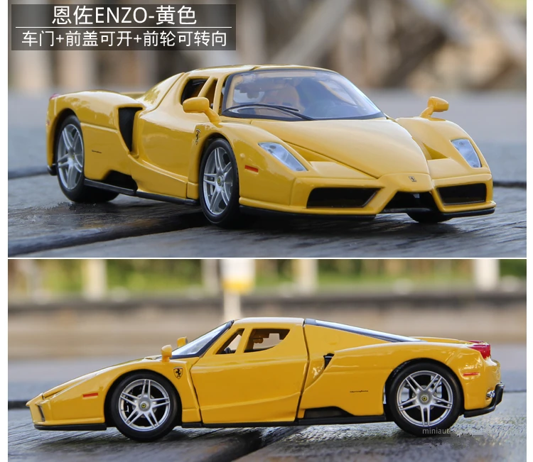 Bburago 1:24 Ferrari Enzo сплав гоночный автомобиль-трансформер модель Игрушечная машина украшение коллекционный подарок игрушка