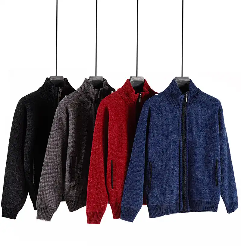 boys zip up cardigan