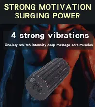 

EPP Electric Massager Tool Yoga Column Roller Muscle Relaxation Massage Stick Mace Neck and Back Massager for Body