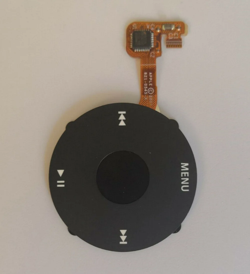 クリックホイール-iPods Classic 6th 7th 80GB 120GB,中央ボタン,薄い