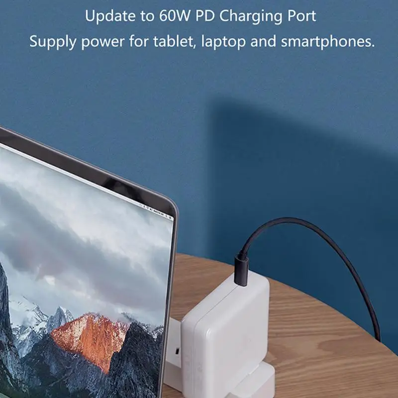 ALLOYSEED T8 type-C USB-C к HDMI HDTV 4 к 60 Гц Кабель-адаптер PD+ QC провод для быстрого заряда поддержка дропшиппинг