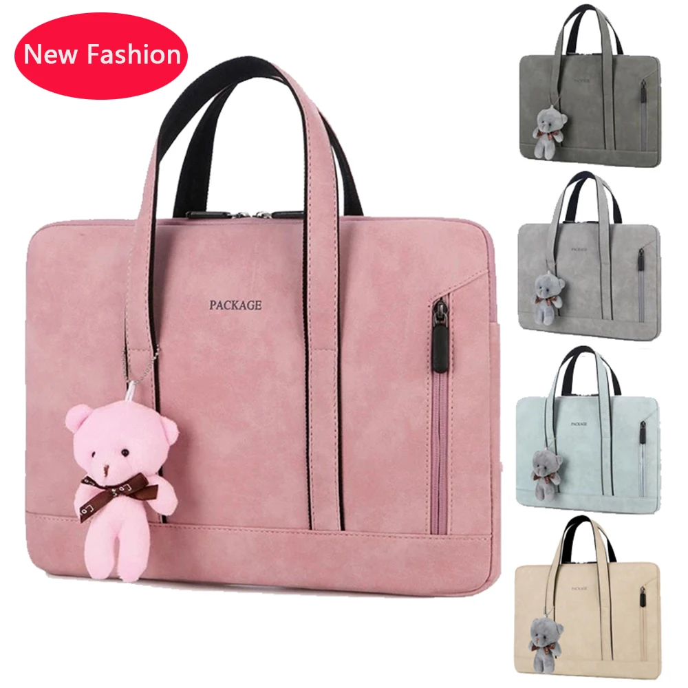 Hot Sale Laptop Bag 13 14 15 15.6 inch Handbag Women Notebook Bag For Macbook Pro Air 13 Case y9VKMj5zXA7