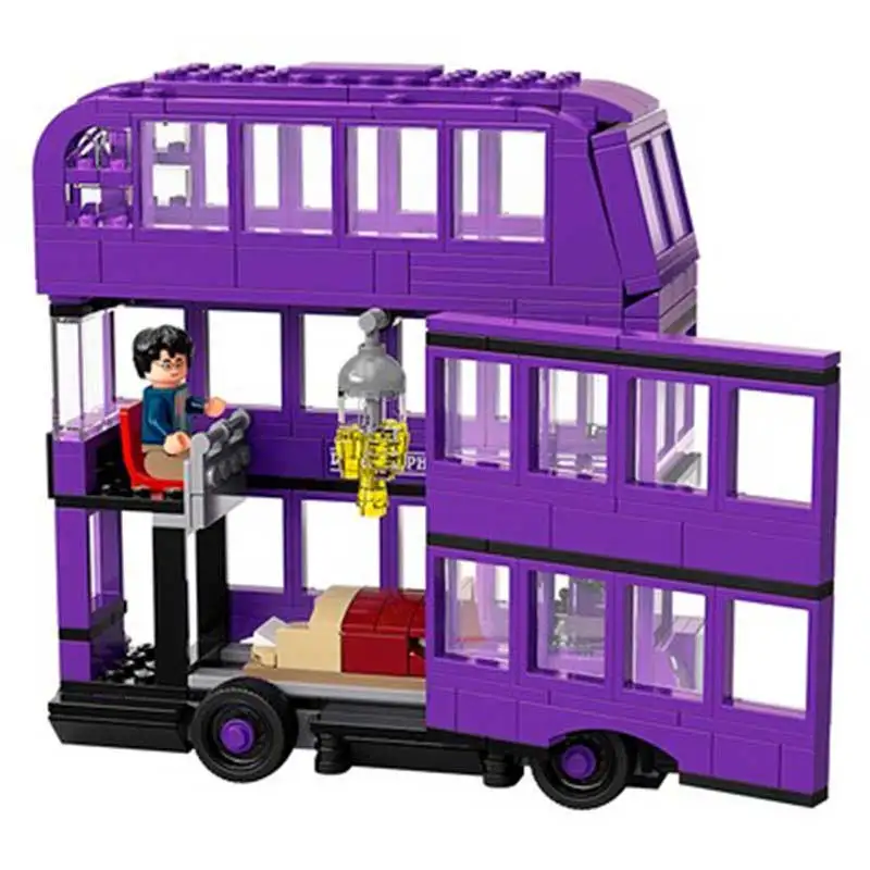 Bela 11342 рыцарский автобус MOC Hogwartsinglys большой зал часы башня замок Lepinblocks игрушки