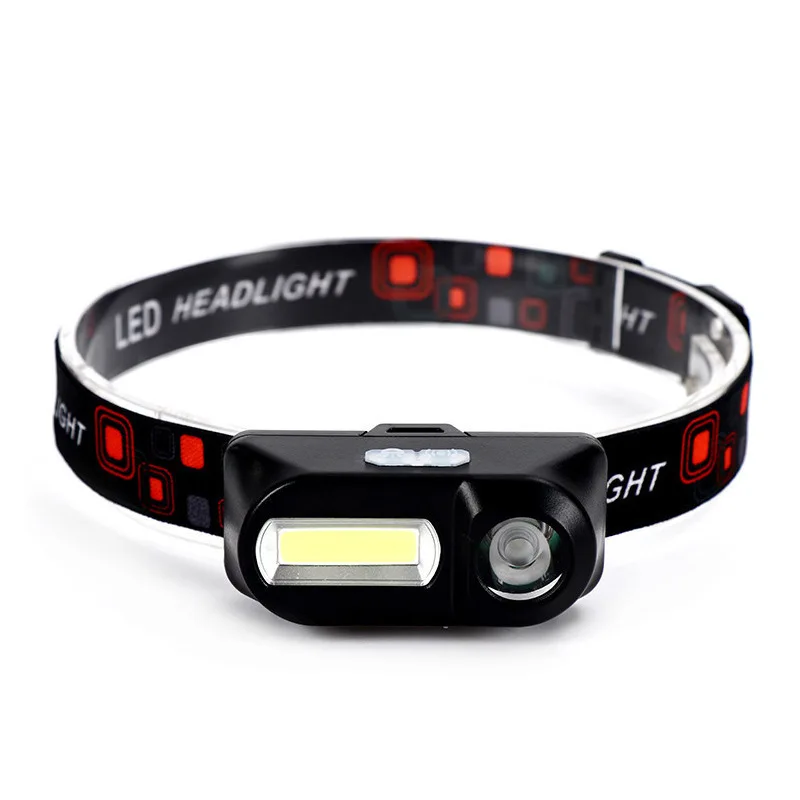 

Headlight Outdoor Camping Portable Mini XPE COB LED Headlamp 18650 USB Charging Fishing Headlights Flashlight Head Lamp Lights