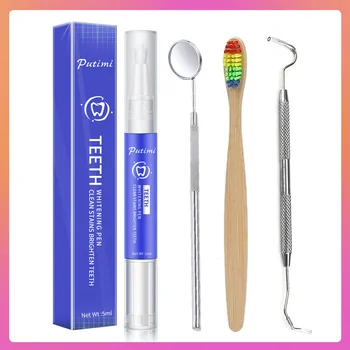

Whitening Teeth Pen Cleaning Serum Tooth Whitener Gel Bleaching Plaque Stains Oral Hygiene Tooth Whitening Pen Dental Care Tool