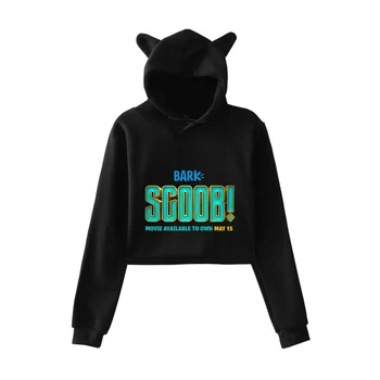 

New Scooby Doo Movie Scoob! 2020 Cartoon 3D Print Kawaii Funny fashion Cat ears Top Women Hoodies Sweatshirt Sexy clothes