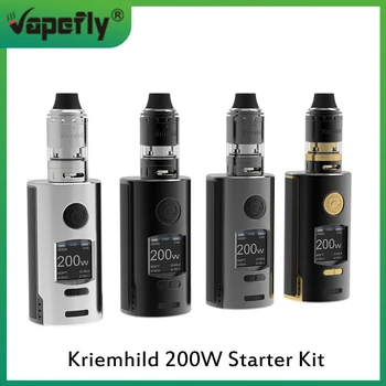 

Original Vapefly Kriemhild Vape Kit 200W Mod Box Cigarette Electronic Vaper Mods 5ml Kriemhild Tank Atomizer E-Cigs Vaporizer