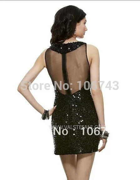 Дизайн, vestidos, для особых случаев, сексуальное, элегантное, черное, блестящее, с блестками, короткое, вечерние, для выпускного вечера, платье подружки невесты
